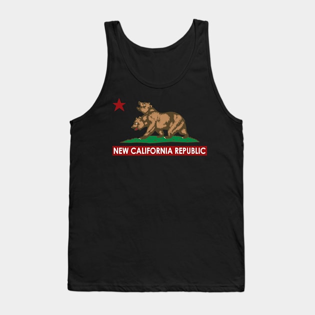 I Love California Bear Tank Top by trimskol